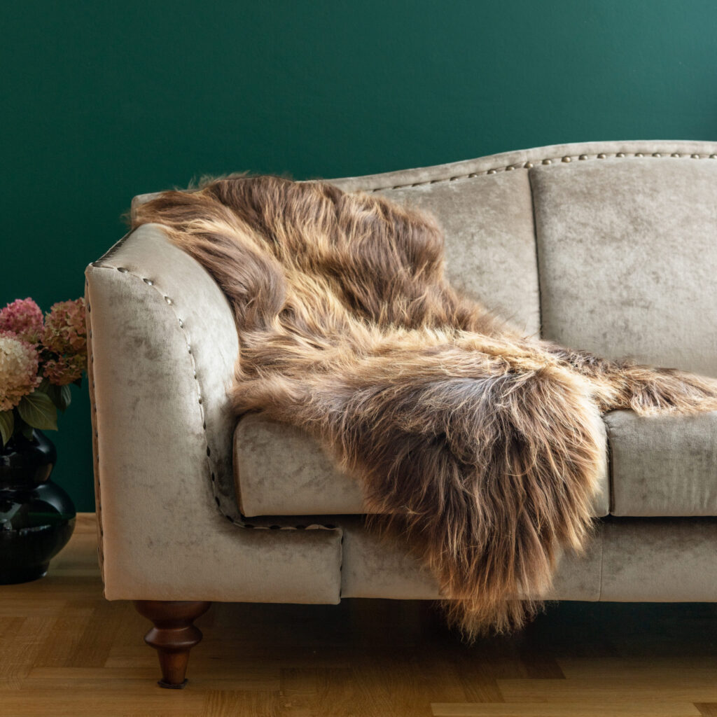 Icelandic sheepskin brown